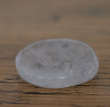 Clear Quartz Crystal Palm Stone