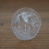 Clear Quartz Crystal Palm Stone