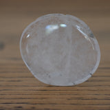 Clear Quartz Crystal Palm Stone