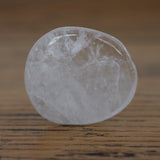 Clear Quartz Crystal Palm Stone