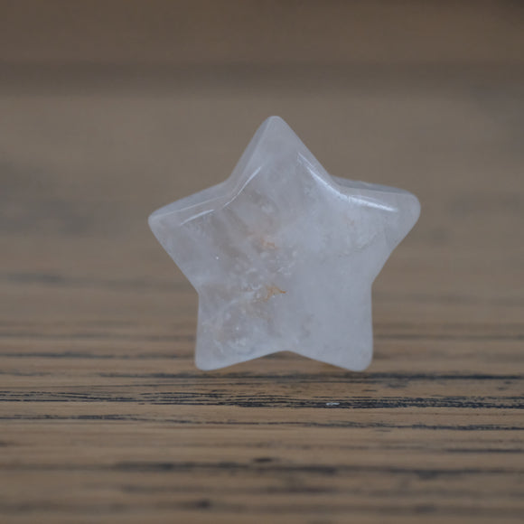 Clear Quartz Crystal Star