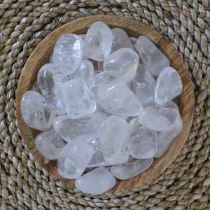 Clear Quartz Crystal Tumbled Stone
