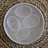 Clear Quartz Crystal Worry Stone