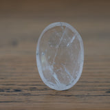 Clear Quartz Crystal Worry Stone