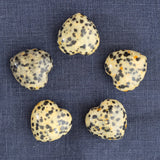 Dalmatian Jasper Crystal Heart