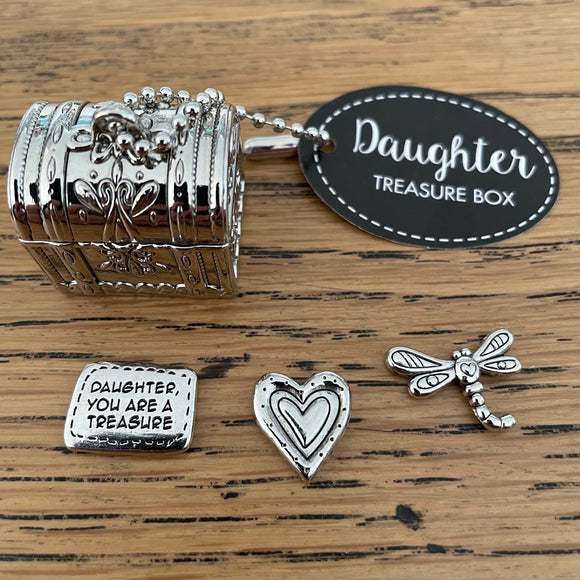 Daughter Treasure Boxes with Charms