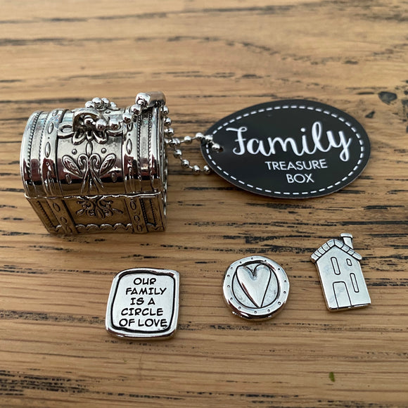Family Treasure Boxes with Charms