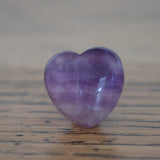 Fluorite Crystal Heart