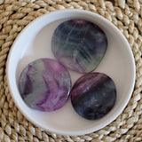 Fluorite Crystal Palm Stones