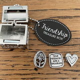 Friendship Treasure Boxes with Charms