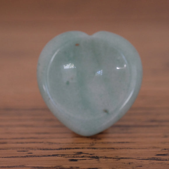 Green Aventurine Heart Crystal Worry Stone