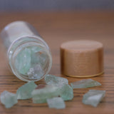 Green Calcite Crystal Chips