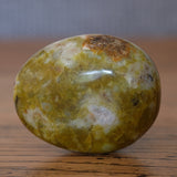 Green Opal Crystal Palm Stone