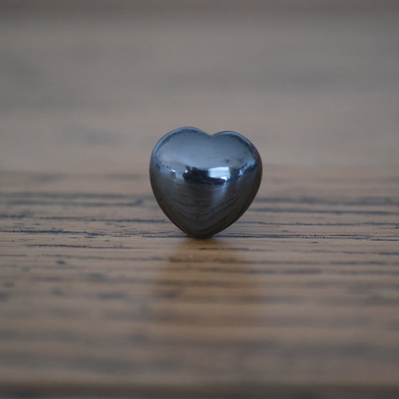 Hematite Crystal Heart