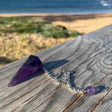 Amethyst Crystal Pendulum