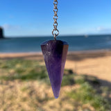 Amethyst Crystal Pendulum