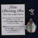 Joy Little Blessing Box with Angel Charm