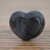 Labradorite Heart Palm Stone