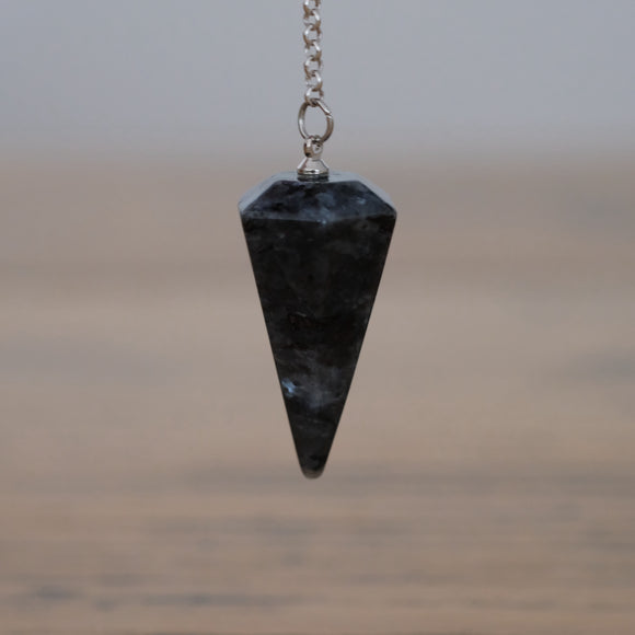 Larvikite Crystal Pendulum