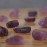 Lavender Fluorite Crystal Tumbled Stones