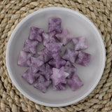 Lavender Jade Crystal Merkaba Star
