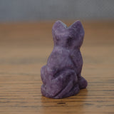 Lepidolite Crystal Cat
