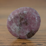 Lepidolite in Quartz with Pink Tourmaline Palm Stone