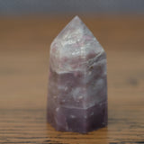 Lepidolite in Quartz with Pink Tourmaline Crystal Tower