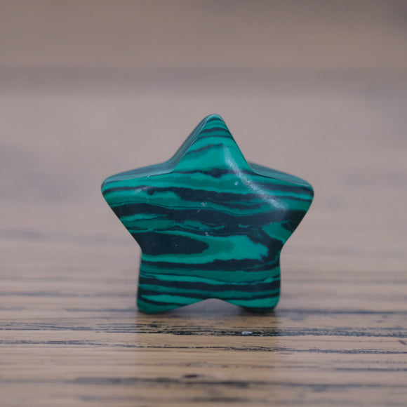 Malachite Crystal Star