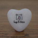 Hugs & Kisses Marble Inspirational Happy Heart