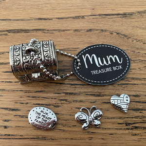 Mum Treasure Boxes with Charm