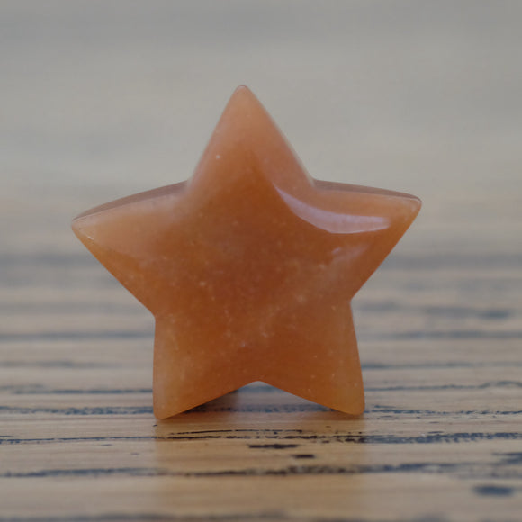Orange Aventurine Crystal Star