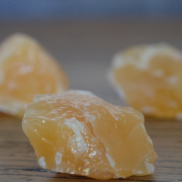 Orange Calcite Rough Raw Crystal Chunk