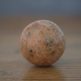 Orange Clipsol Calcite Crystal Sphere