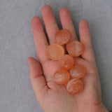 Orange Selenite Crystal Tumbled Stone