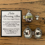 Peace Little Blessing Boxes with Angel Charm