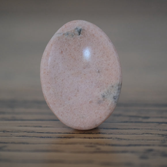 Peach Moonstone Crystal Worry Stone