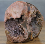 Pink Amethyst Crystal Cluster Geode