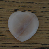 Pink Aventurine Crystal Heart Worry Stone