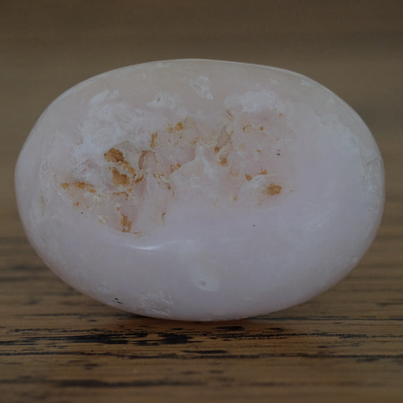 Pink Opal Crystal Palm Stone
