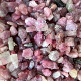 Pink Tourmaline Crystal Chips