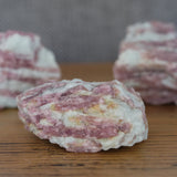 Pink Tourmaline in Quartz Rough Raw Crystal Chunk