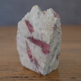 Pink Tourmaline in Quartz Crystal Standing Stone