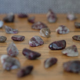 Pink Tourmaline in Quartz Crystal Tumbled Stones