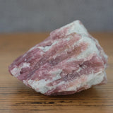 Pink Tourmaline in Quartz Rough Raw Crystal Chunk
