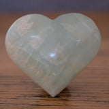 Pistachio Calcite Crystal Heart