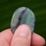 Fluorite Crystal Worry Stone
