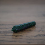 Ruby in Zoisite Crystal Wand