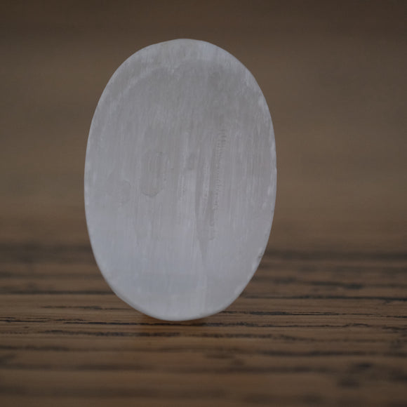 Selenite Crystal Worry Stone