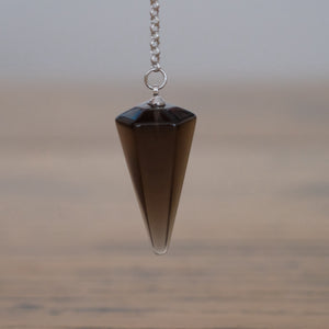 Smoky Quartz Crystal Pendulum